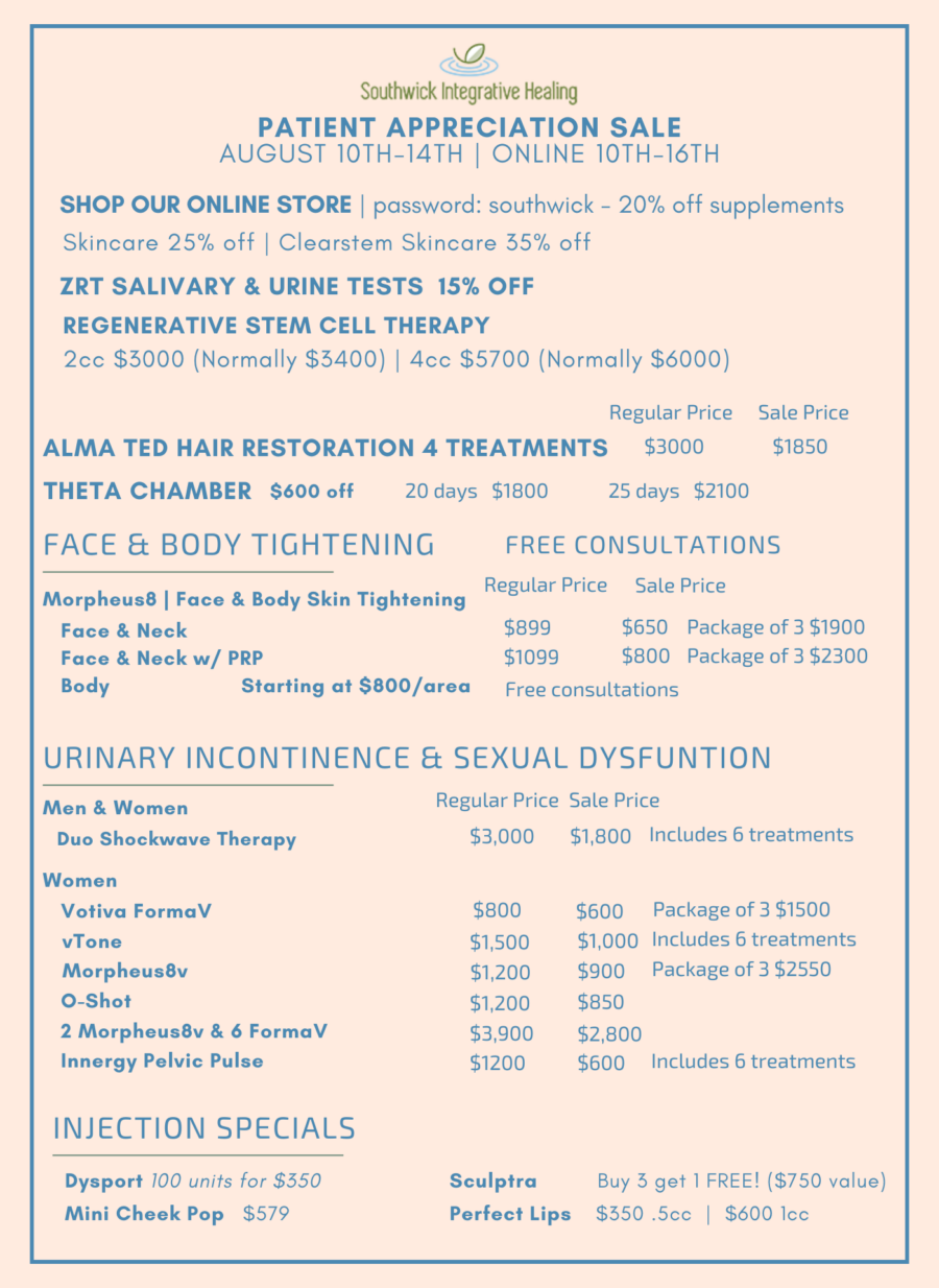 SIH Sale Hormone Therapy HRT Supplements Morpheus8 Utah Salt Lake City-2